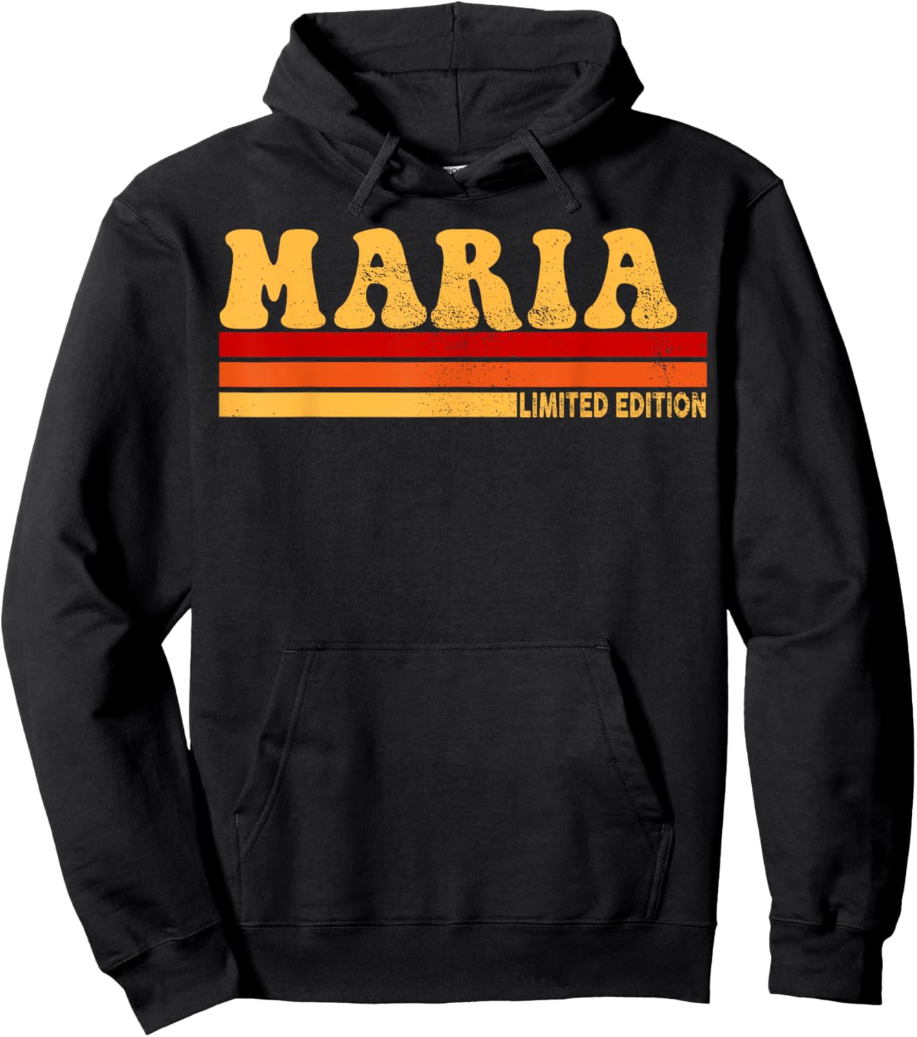 Maria Name Personalized Cute Idea Women Vintage Maria Hoodie - Hoodie | Black