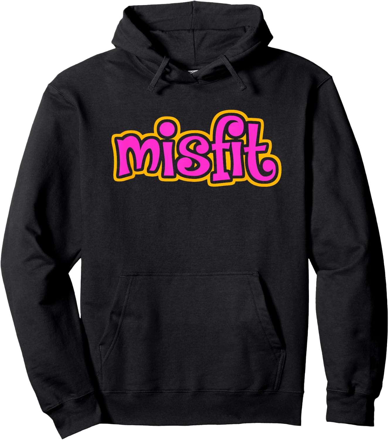 The Summer of Sugar Misfit Letter Print - Women's Adults Black Small Classic Fit Short Sleeve Summer Exercise and Fitness Casual Hoodie - Hoodie | Black