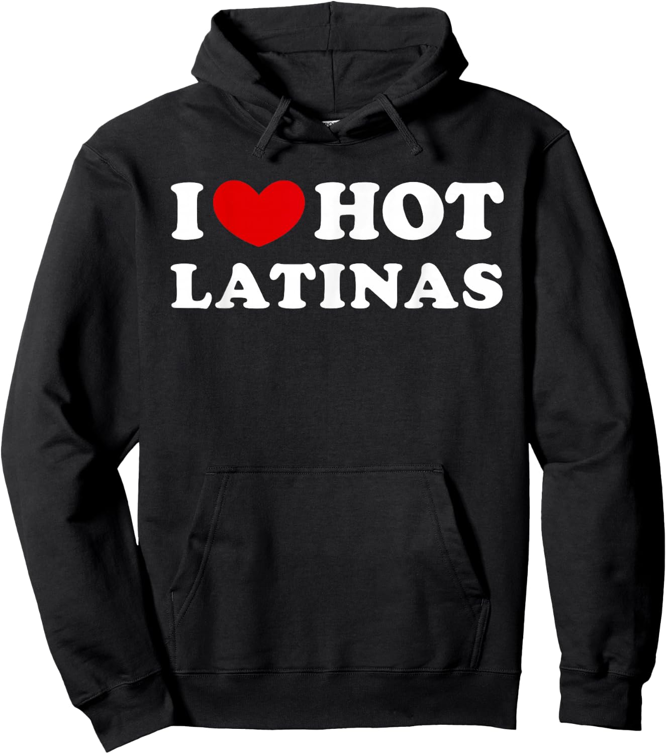 I Love Hot Latinas, I Heart Hot Latinas Small Hoodie - Hoodie | Black