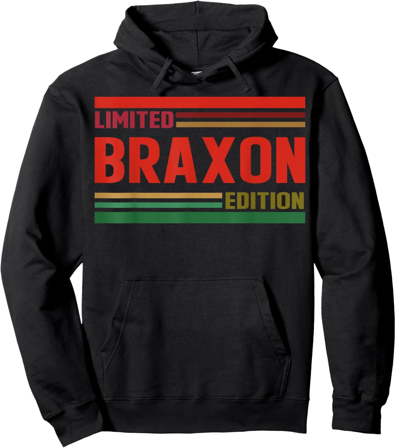 BRAXON Limited Edition Shirt BRAXON Name Personalized Hoodie - Hoodie | Black