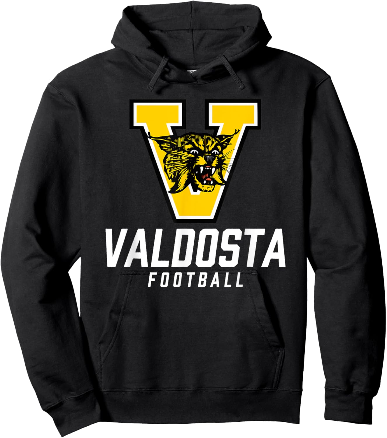 Valdosta Wildcats Logo Football Team HS Hoodie - Hoodie | Black