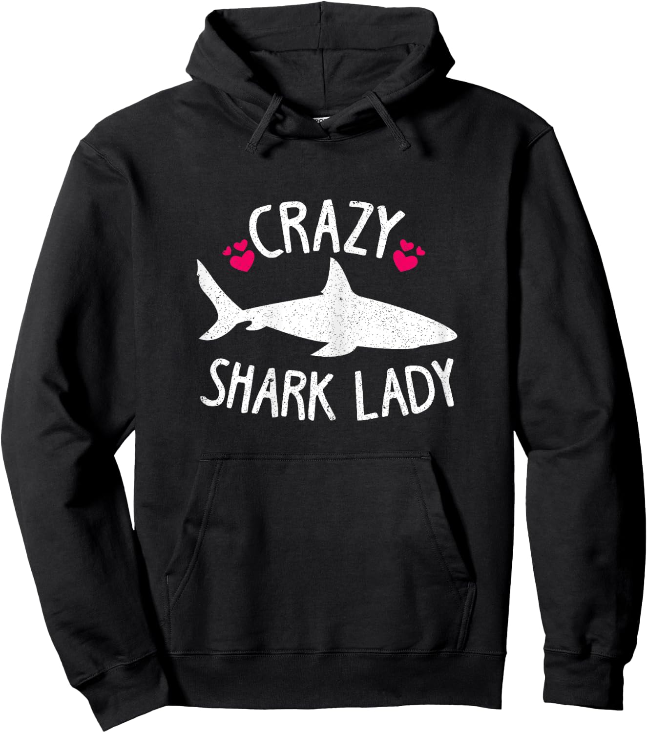 Shark Lady Week Of The Shark Wife Gift Hoodie - Hoodie | Black