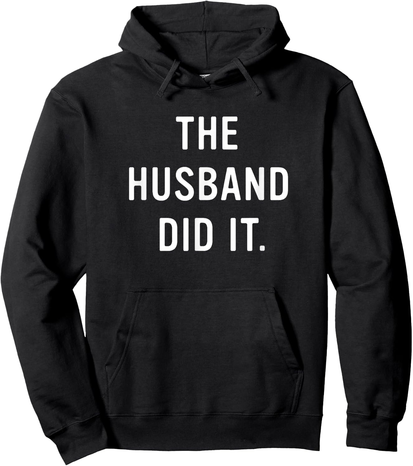 The Husband Did It | True Crime Murder Mystery Book Club Hoodie - Hoodie | Black