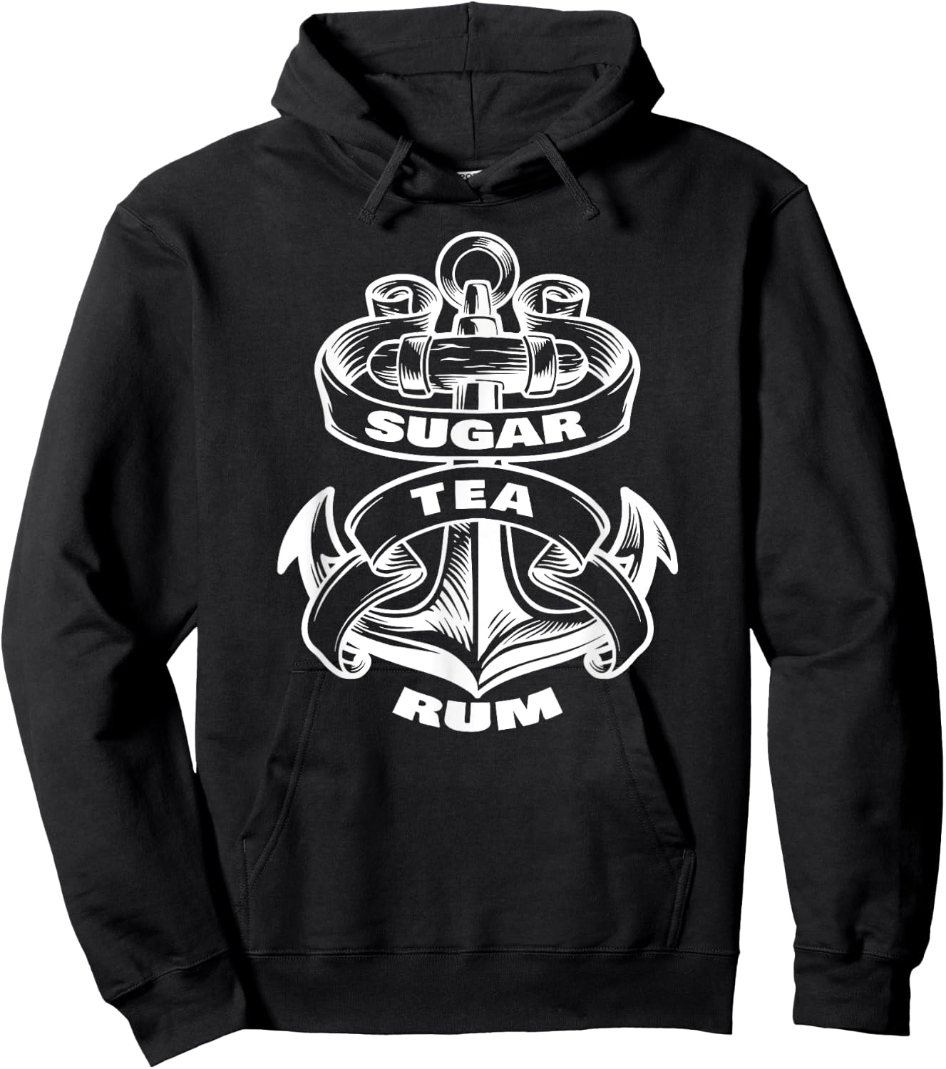 Sugar & Tea & Rum Sea Shanty Sugar Tea Rum Hoodie - Hoodie | Black