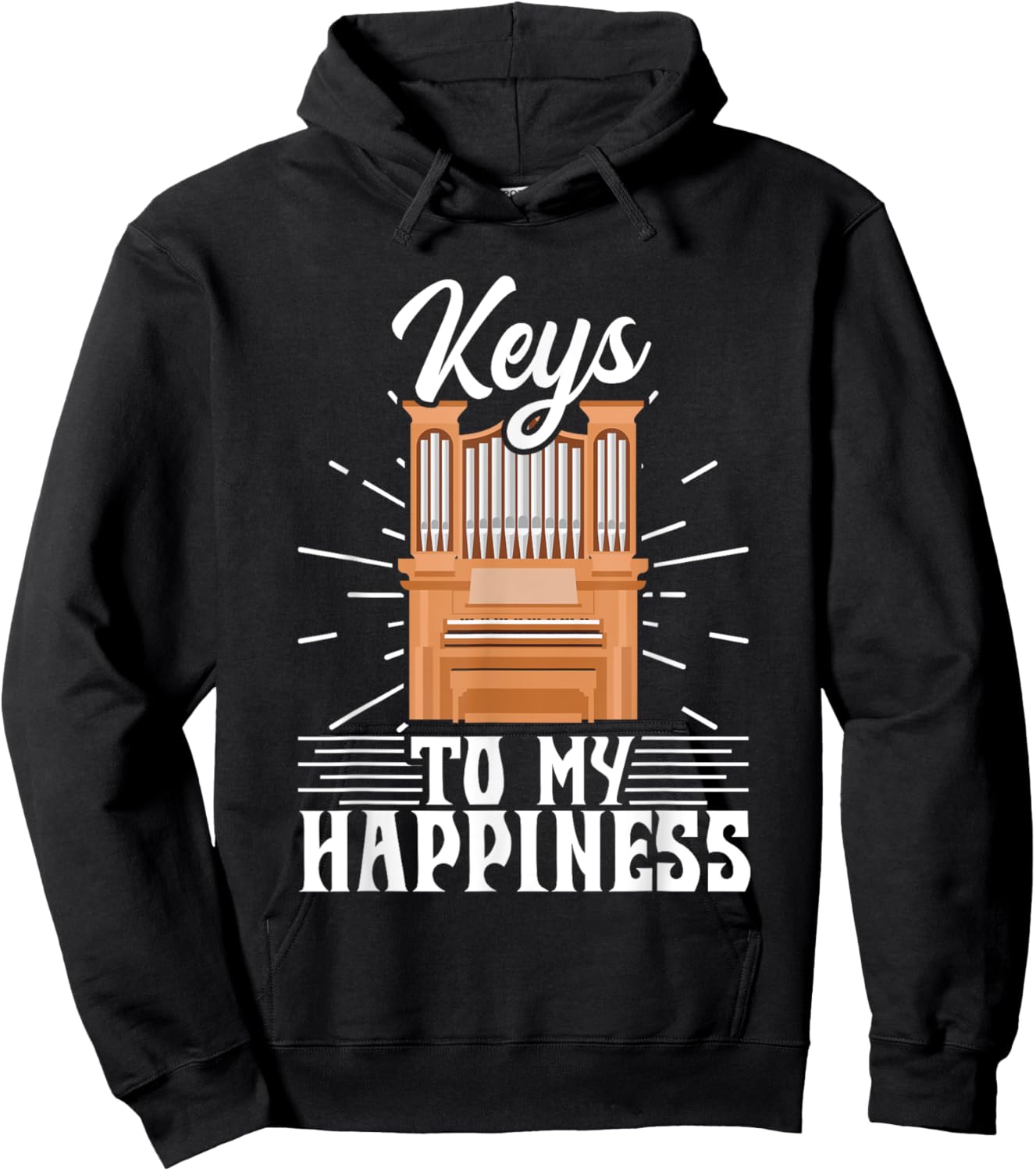 Church Organ Player Church Musician Church Organist Hoodie - Hoodie | Black