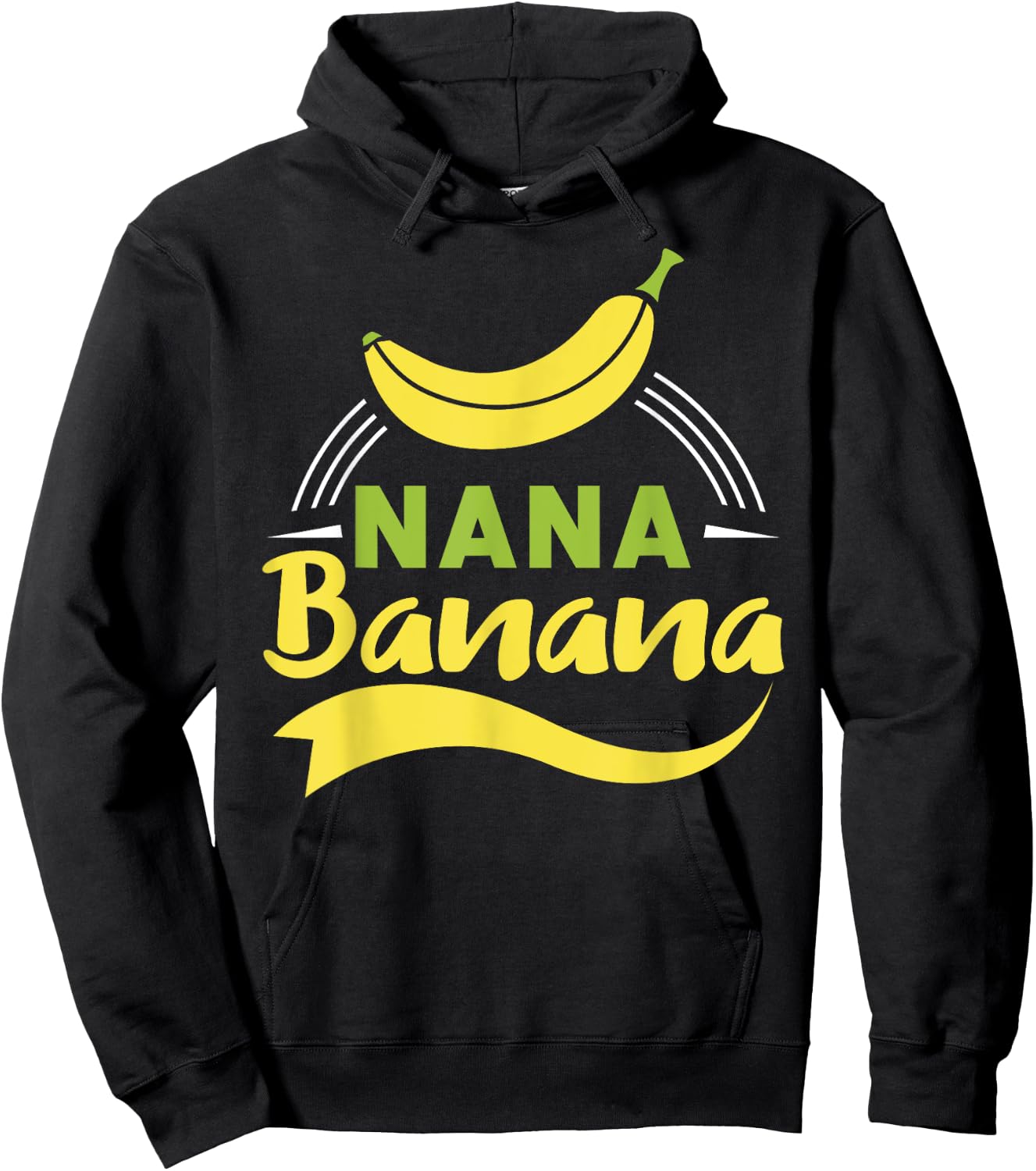Funny Gift gift Nana Banana design Hoodie - Hoodie | Black