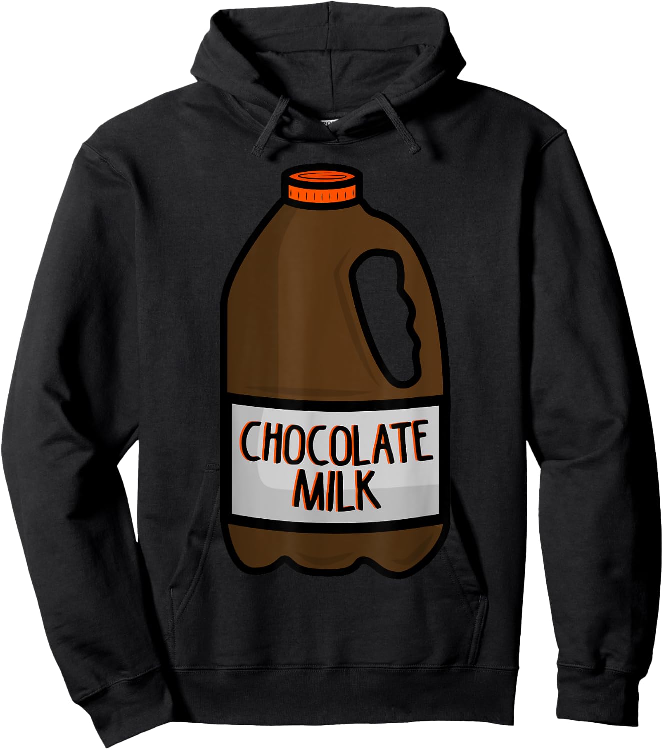 Chocolate Milk Costume - Matching Halloween Costume Hoodie - Hoodie | Black