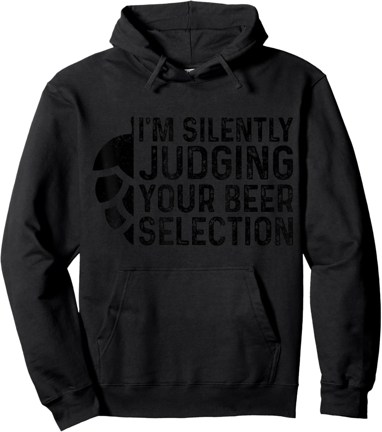 Craft Beer Silently Judging Your Beer Selection Snob Gift Hoodie - Hoodie | Black