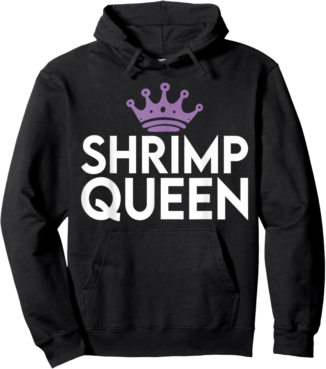 Shrimp Queen Hoodie - Hoodie | Black