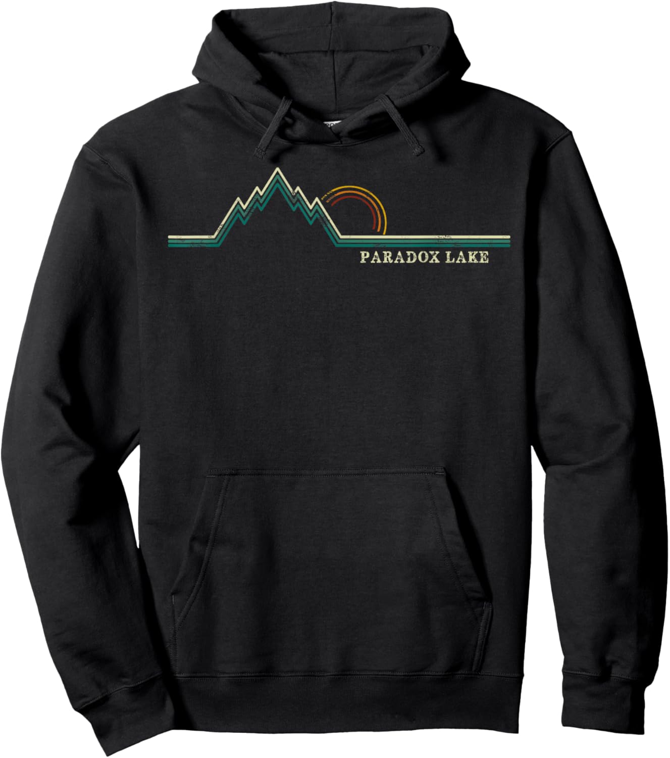 Paradox Lake, New York summer swimming boating Hoodie - Hoodie | Black