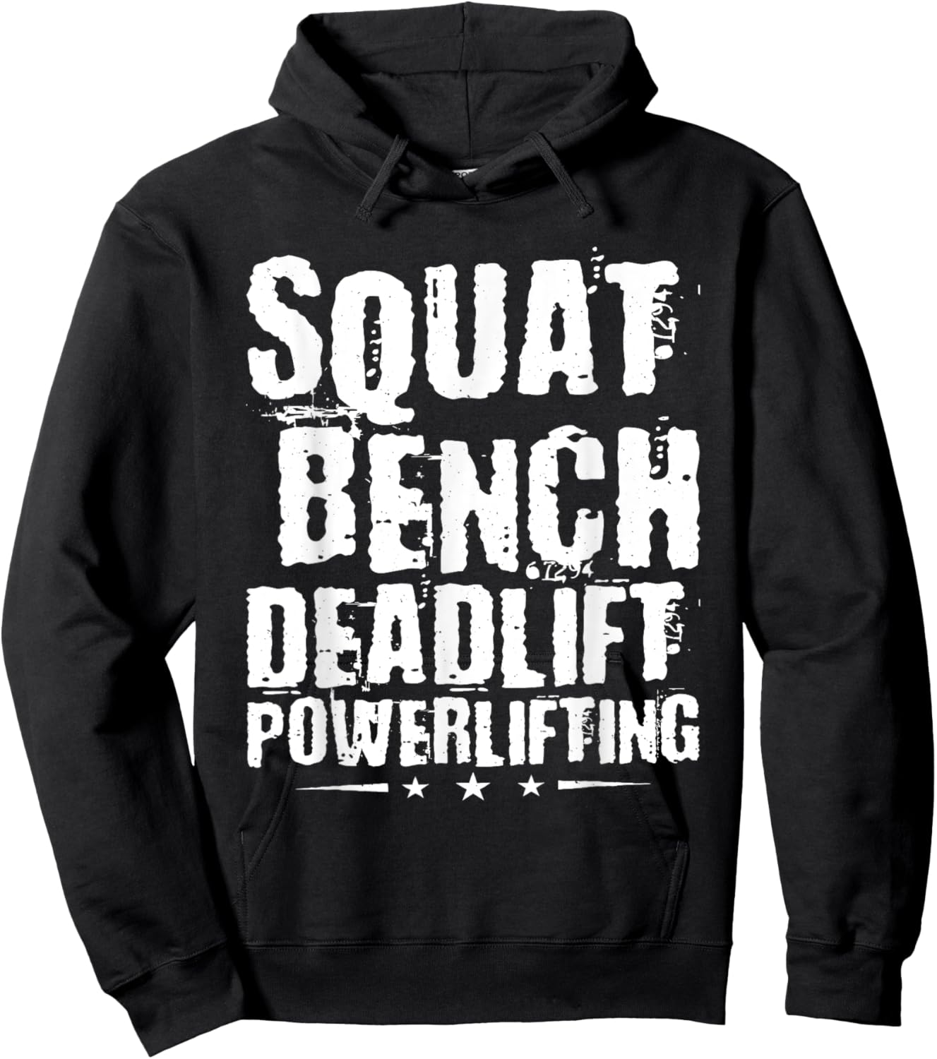 Squat Bench Deadlift Powerlifting, Powerlifter Powerlifting Hoodie - Hoodie | Black