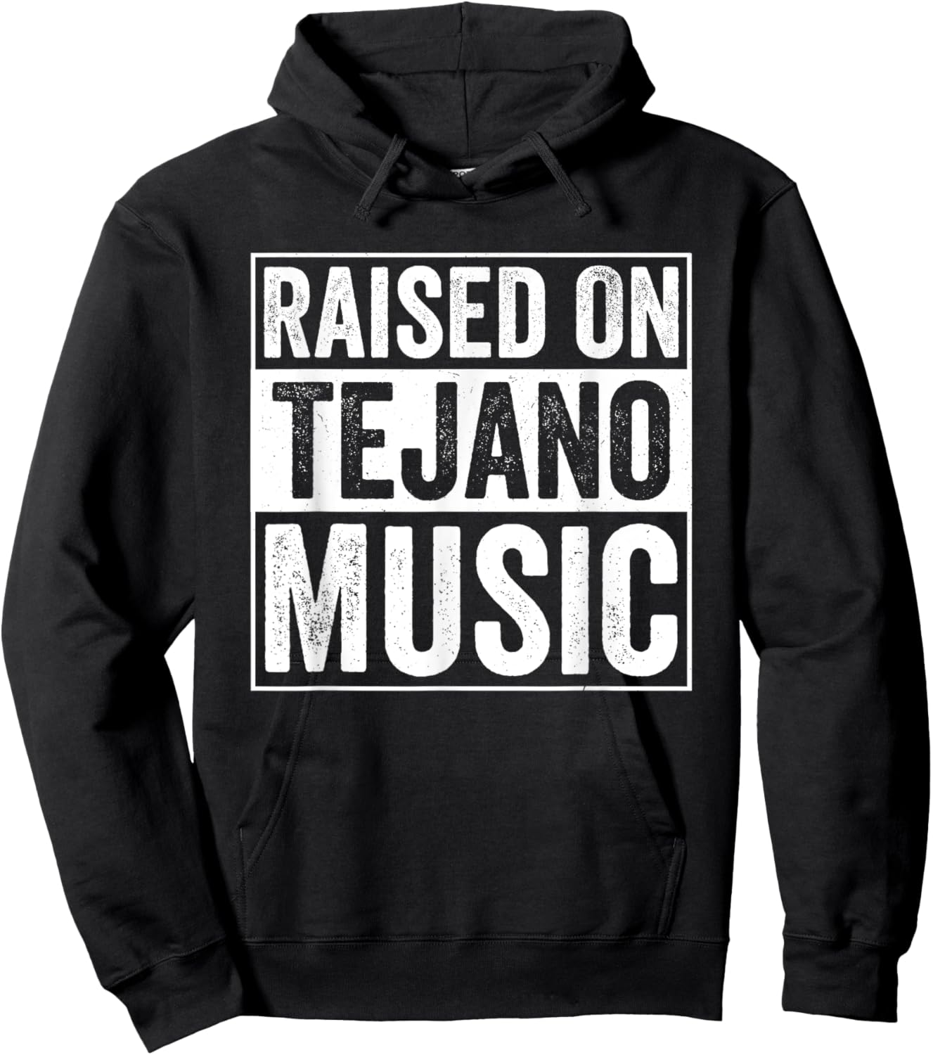 Raised On Tejano Music Hoodie - Hoodie | Black