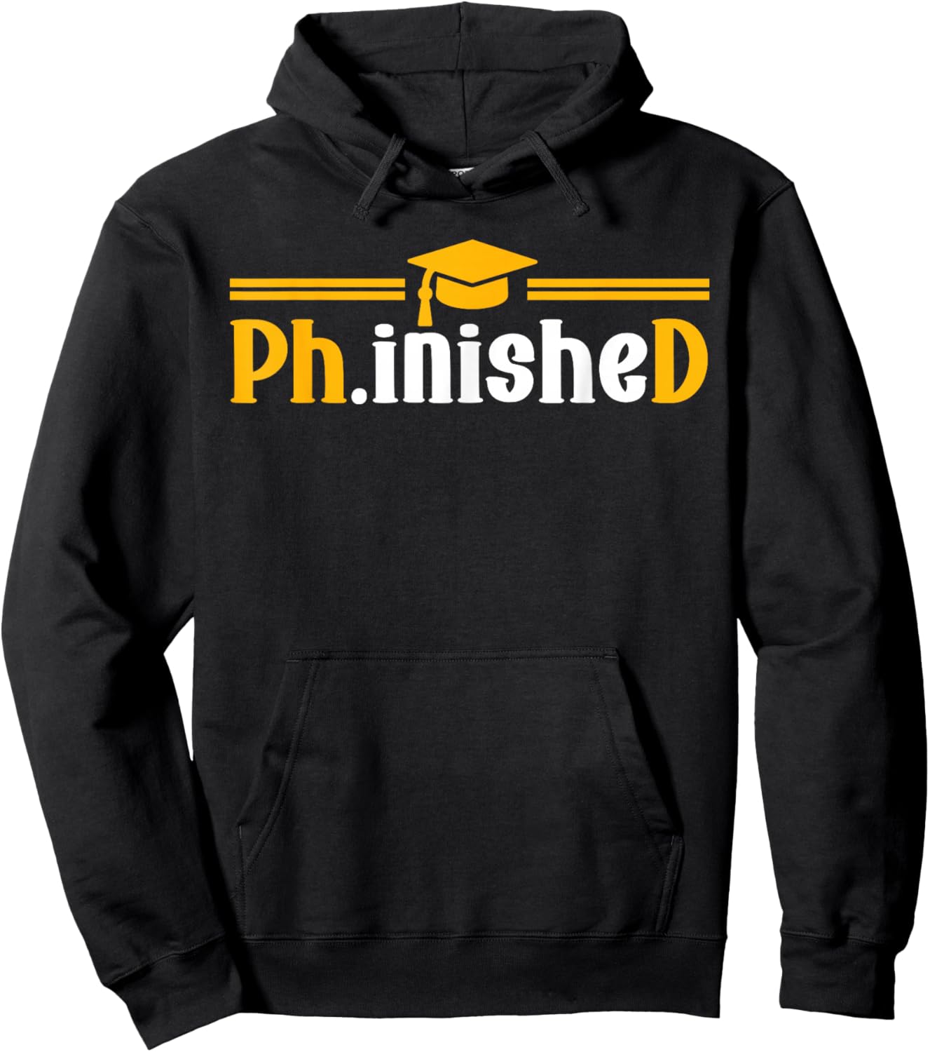 PhD Phinished Funny PhD Graduation 2026 Hoodie - Hoodie | Black