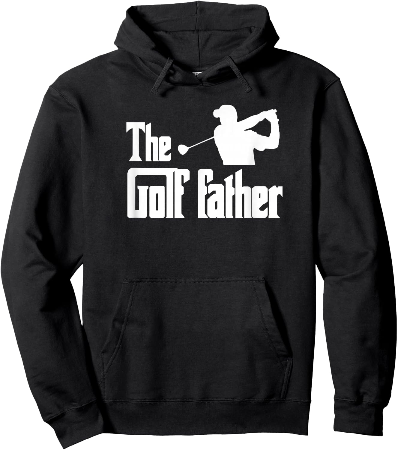 The Golf Father Funny Parody Best Golf Dad Business Trip Hoodie - Hoodie | Black