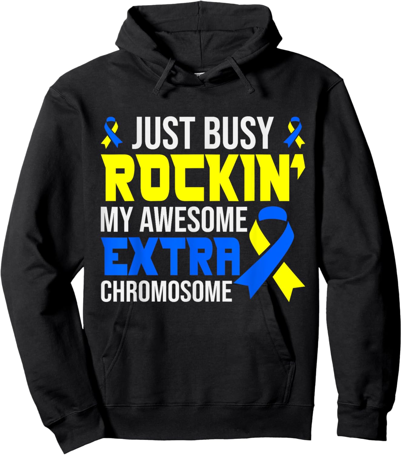 Down Syndrome Awareness T21 Support Men Women Kids Hoodie - Hoodie | Black