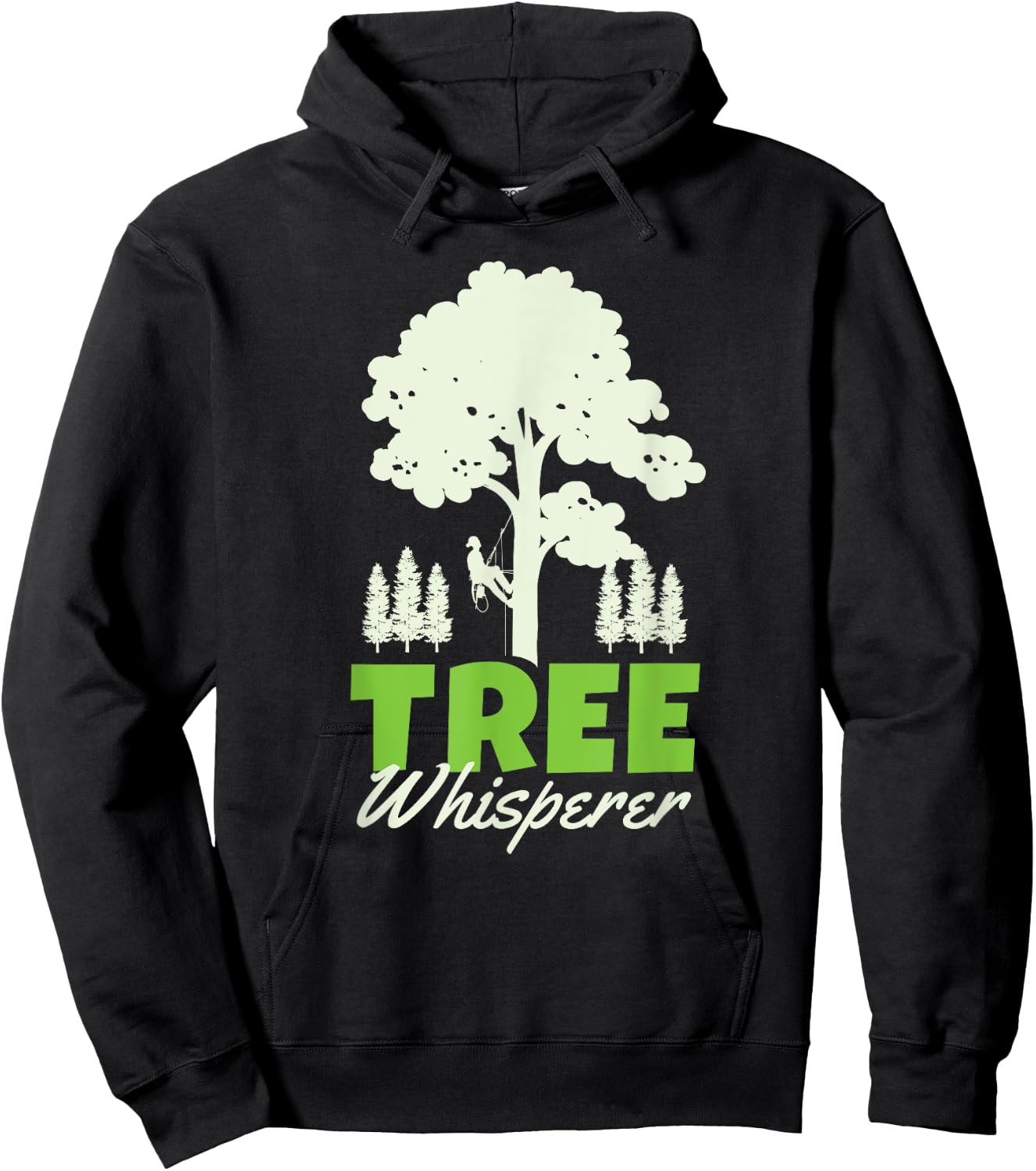 Tree Climber Arborist Tree Surgeon Whisperer Hoodie - Hoodie | Black