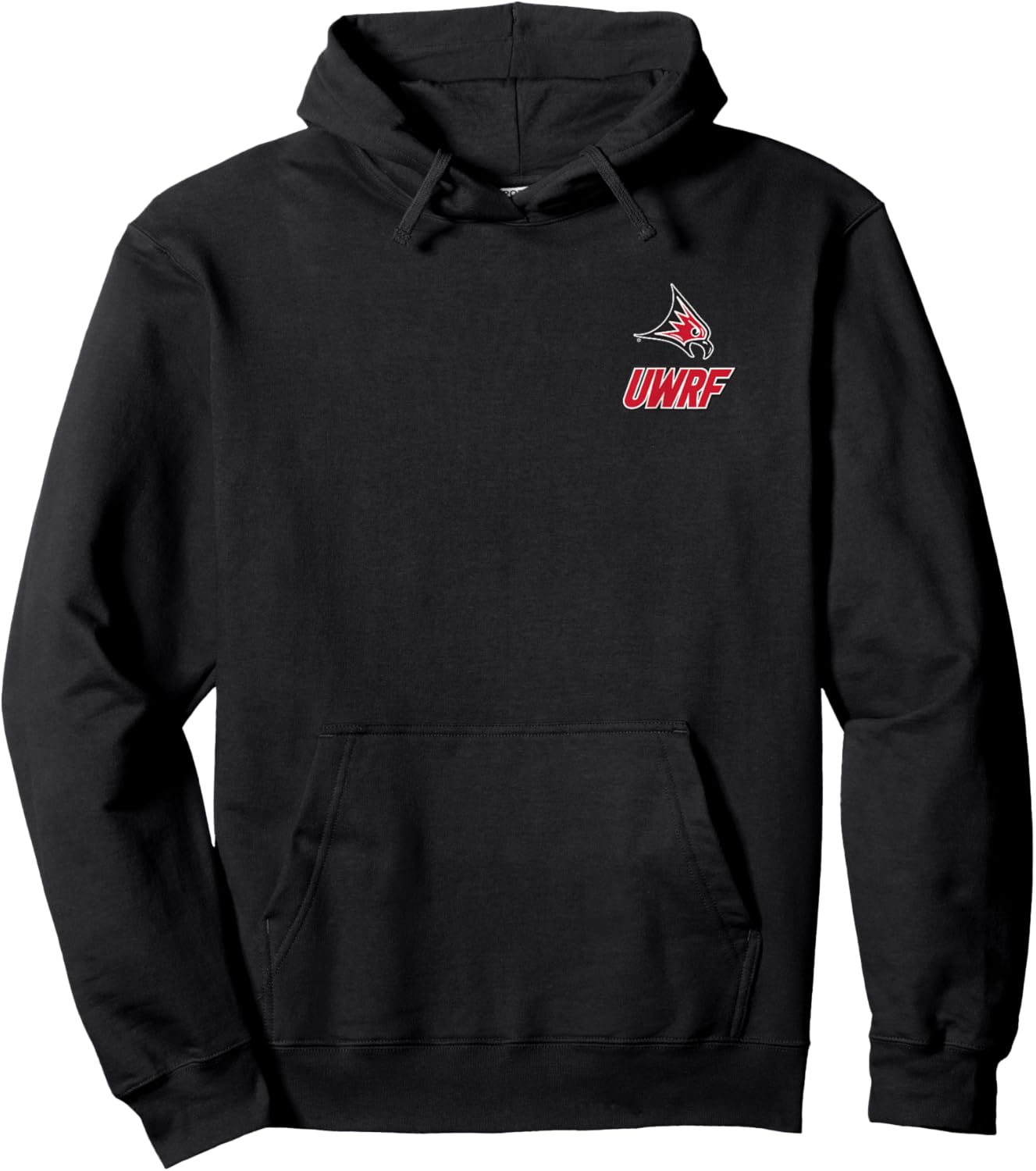 UW-River Falls UWRF Falcons Primary Left Chest Hoodie - Hoodie | Black