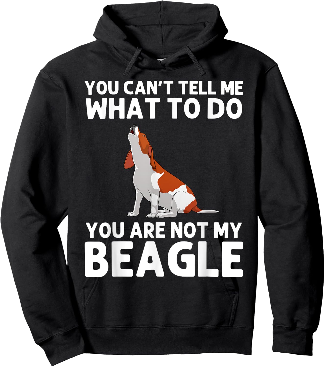 Funny Beagle Design Women Hound Beagle Dog Lovers Hoodie - Hoodie | Black