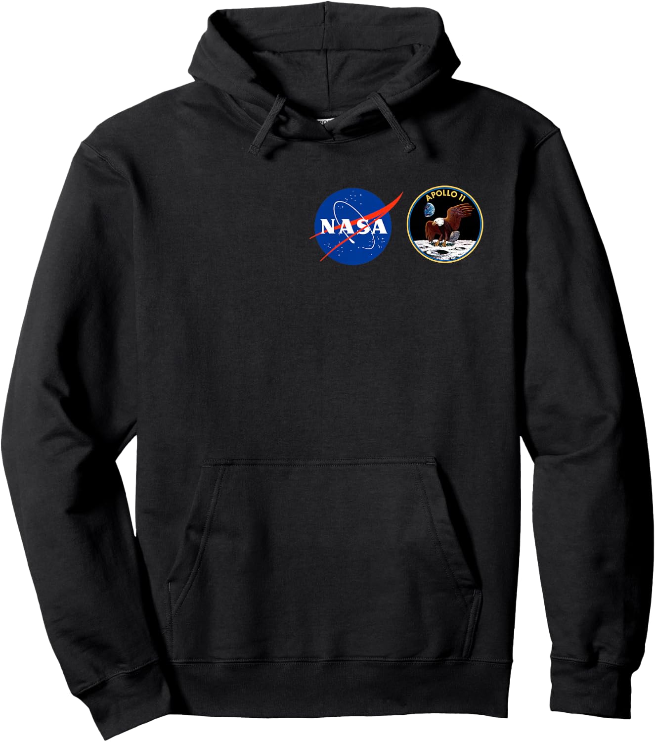 NASA Apollo 11 Insignia Apollo's 50th Anniversary Hoodie - Hoodie | Black