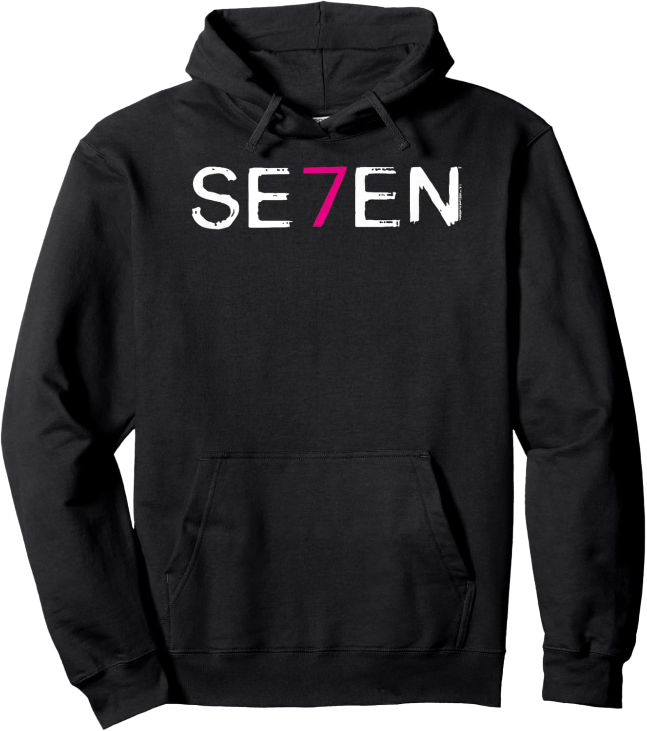 WB100 Se7en Classic Horror Movie Logo Hoodie - Hoodie | Black