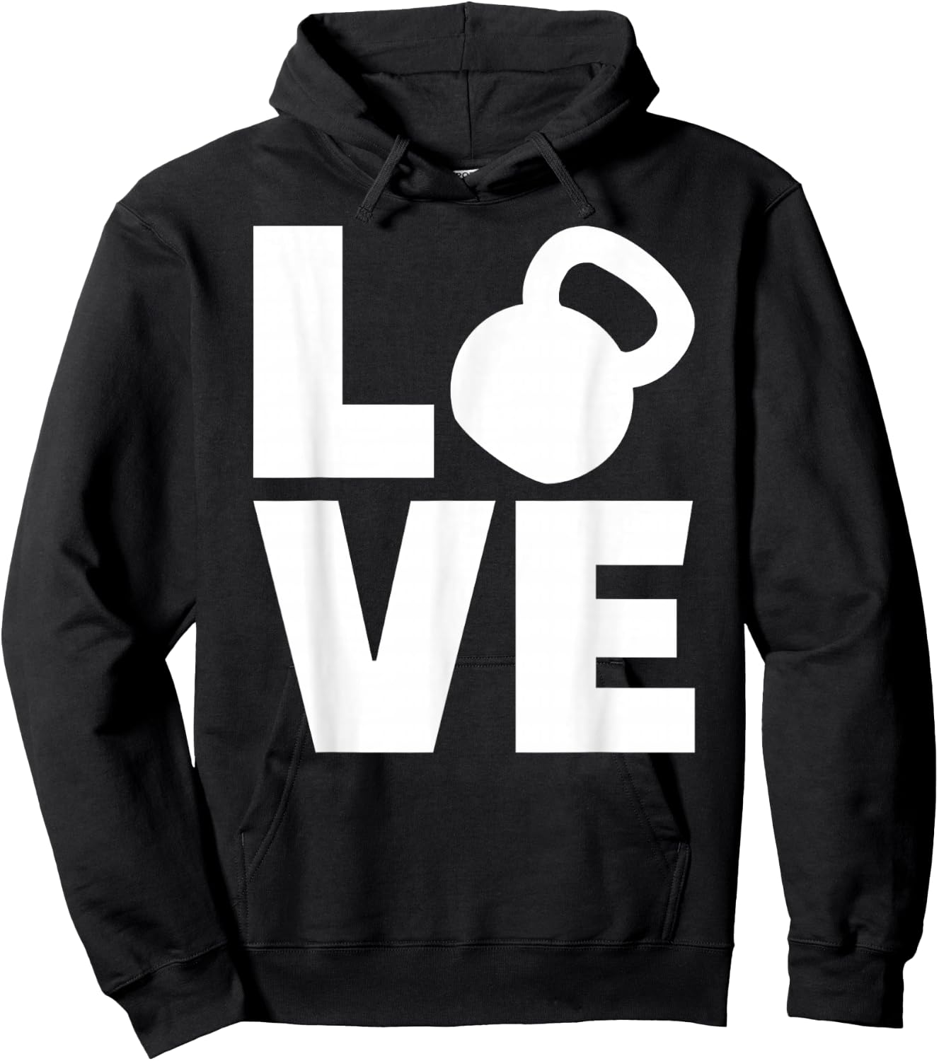 Kettlebell love Hoodie - Hoodie | Black