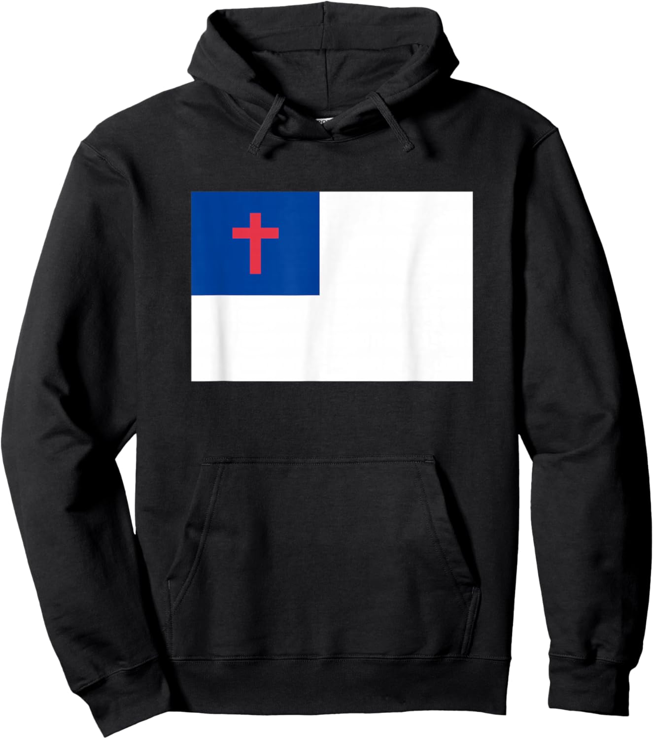 Christian Flag Shirt Religious Christ Flag Hoodie - Hoodie | Black