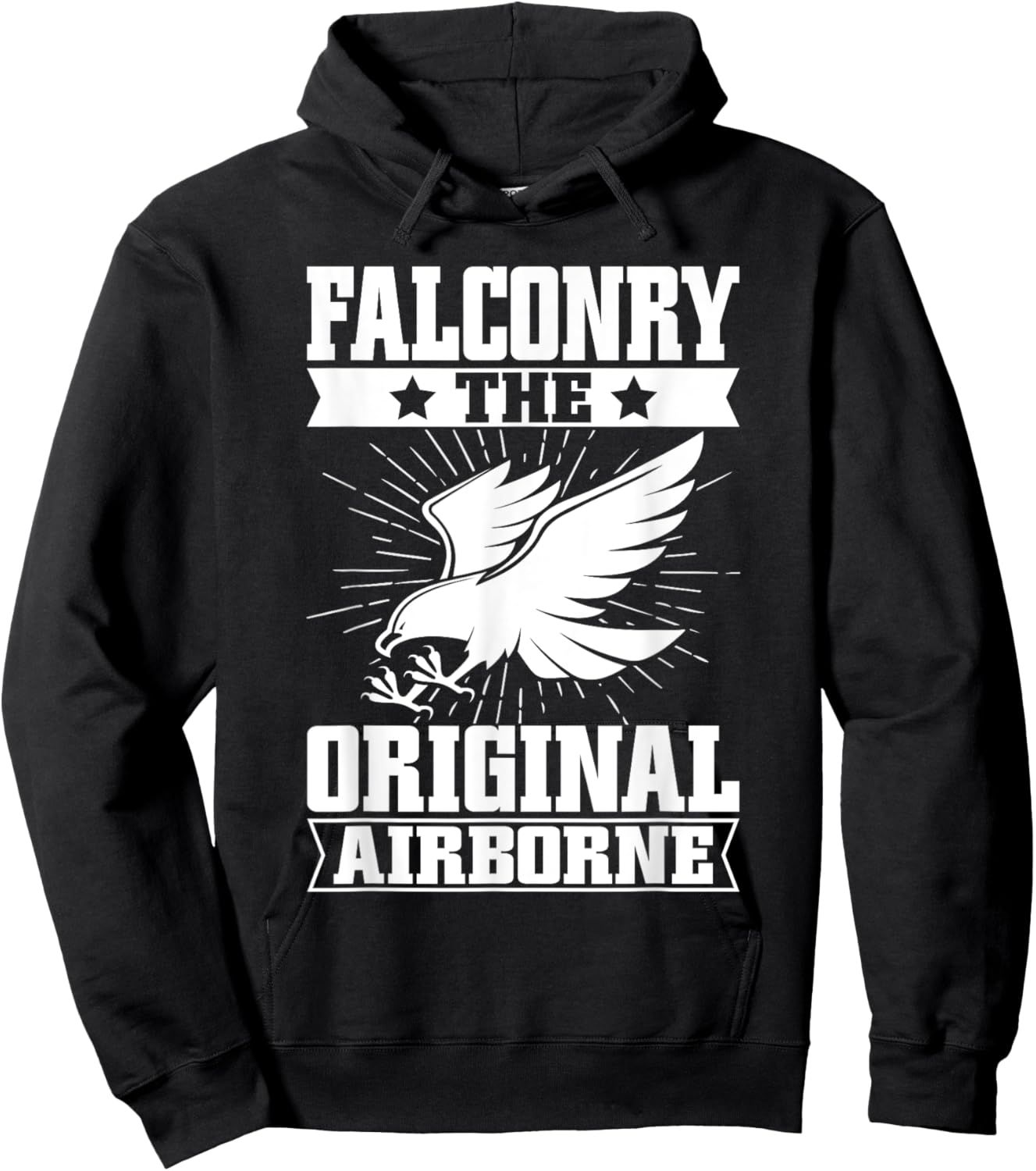 Falconry The Original Airborne Falconry Hoodie - Hoodie | Black