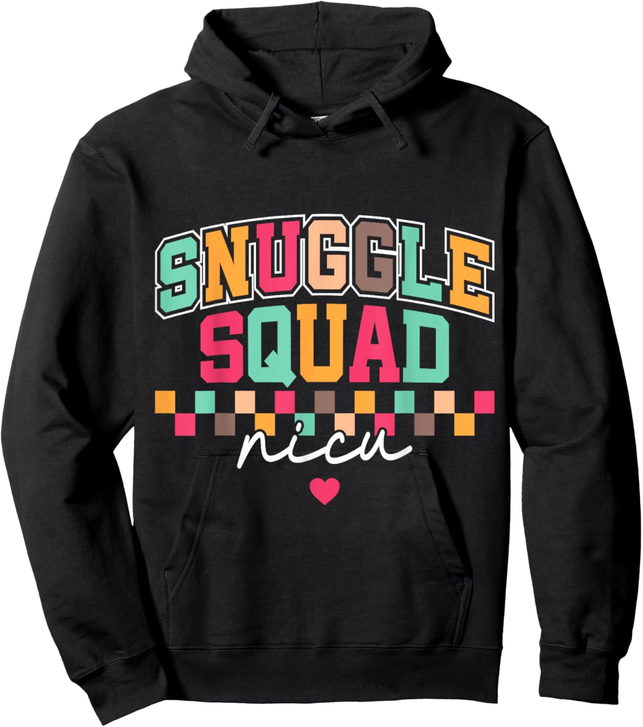Snuggle Squad NICU Hoodie - Hoodie | Black