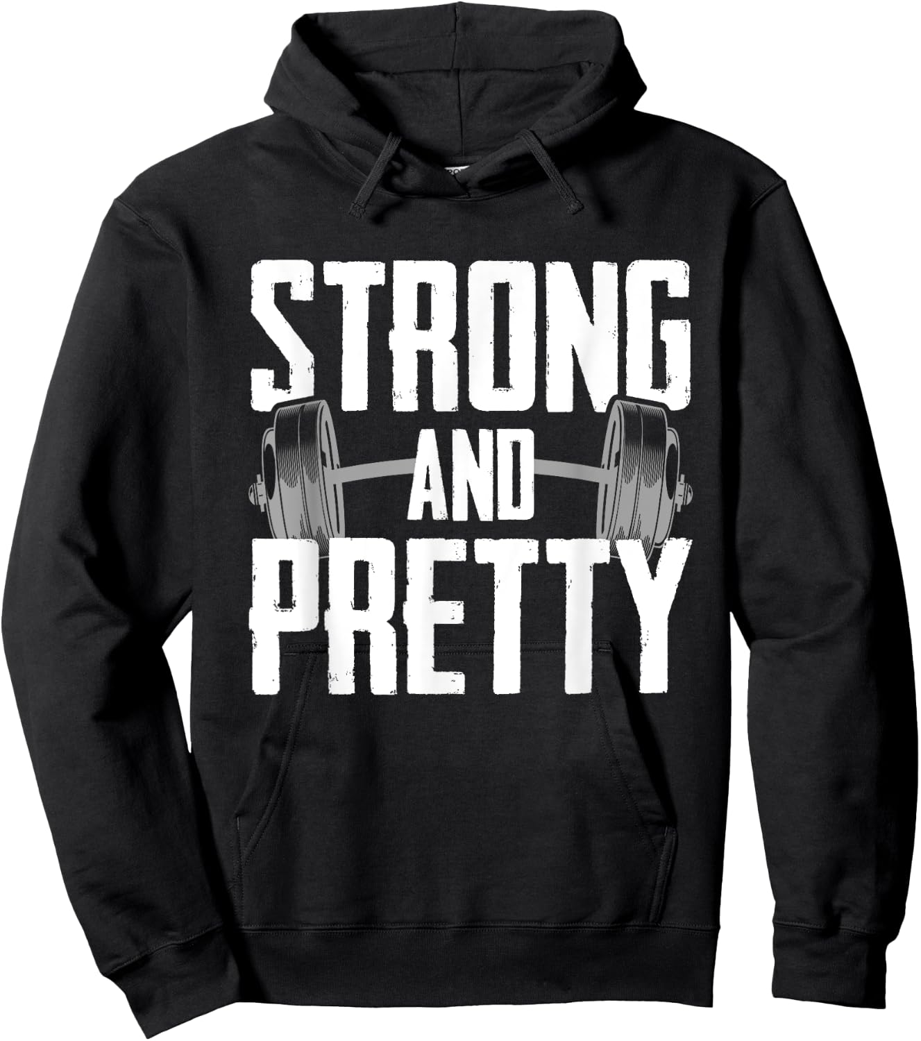 Strong And Pretty Powerlifting Apparel Gym Hoodie - Hoodie | Black
