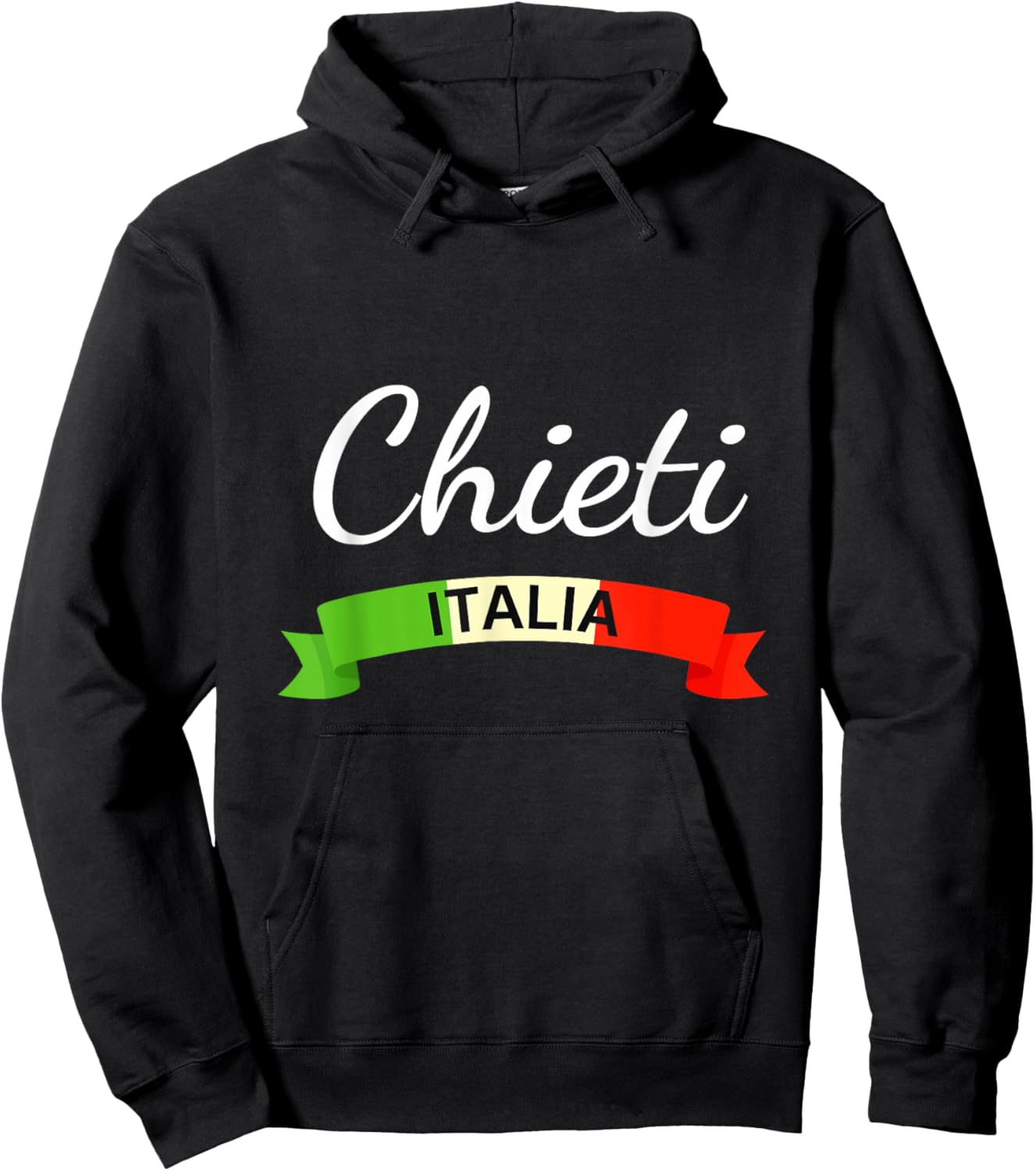 Chieti Italy Flag Italia Souvenir Matching Italian Hoodie - Hoodie | Black