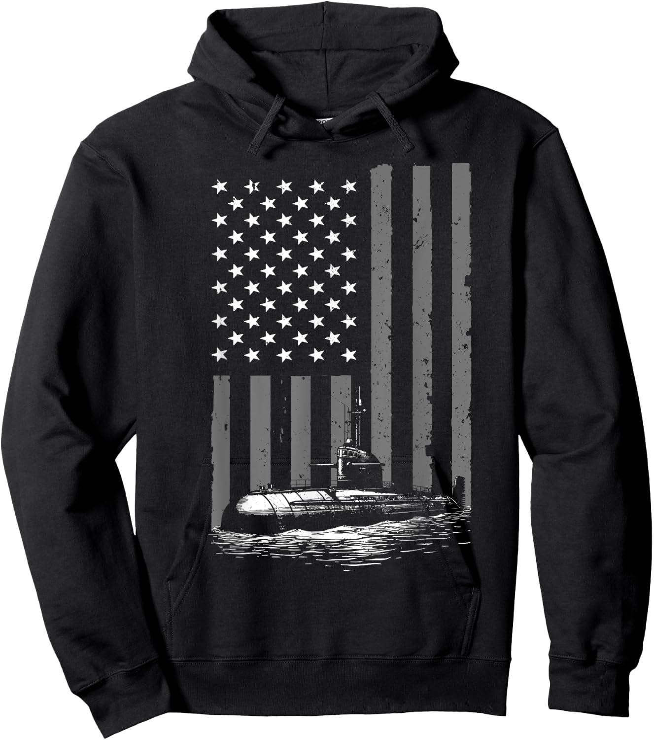 Funny Submarine Design Submariner Submarine Veteran Hoodie - Hoodie | Black