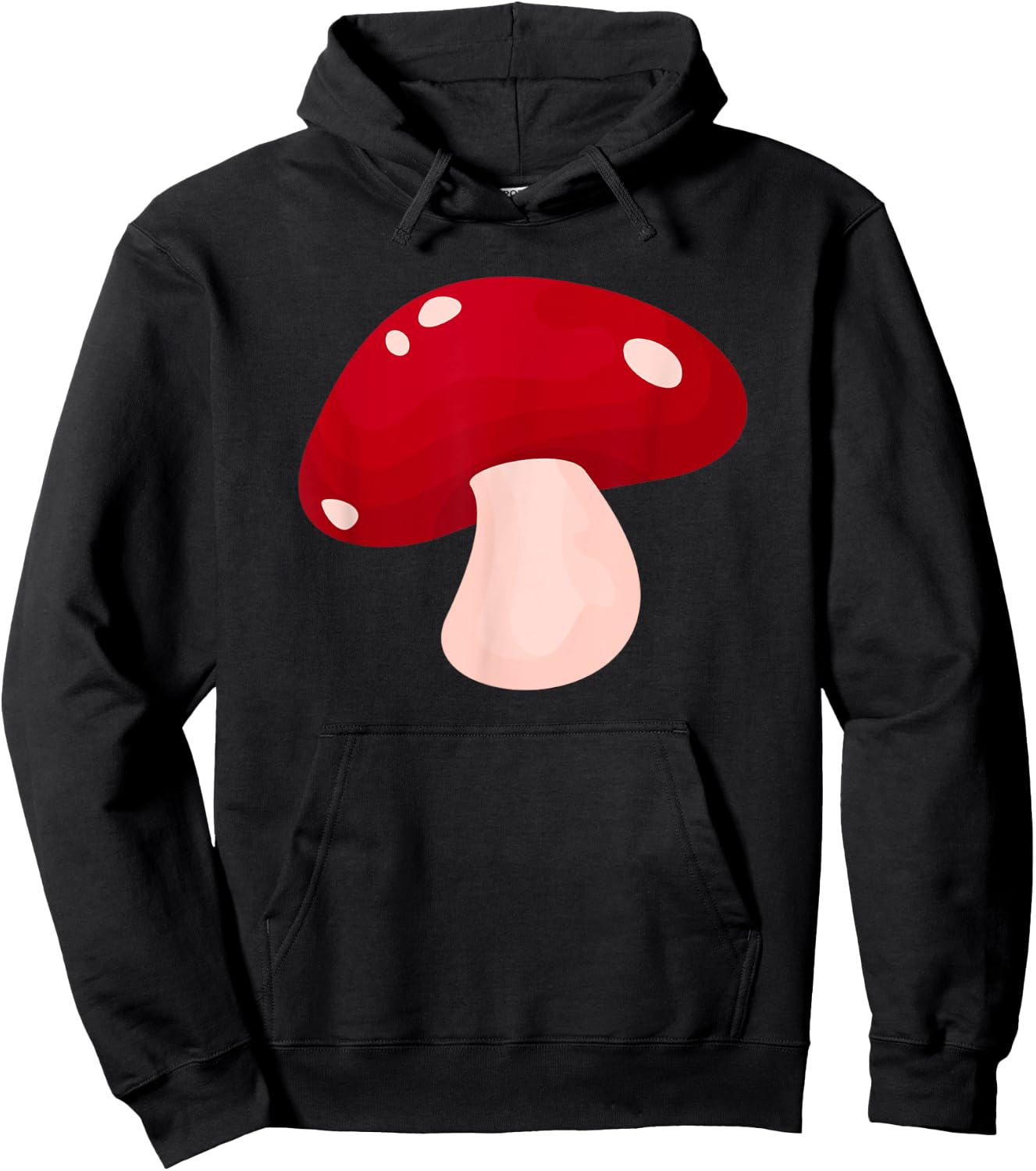 Mycology Fungi Foraging Mushroom Whisperer Red Shroom Hoodie - Hoodie | Black