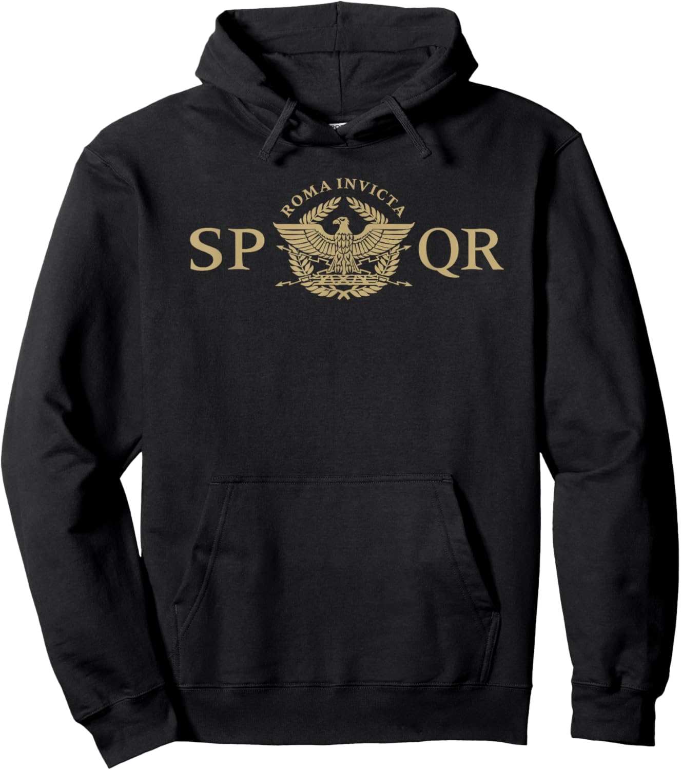 Roma Invicta SPQR Roman Eagle 2 Hoodie - Hoodie | Black