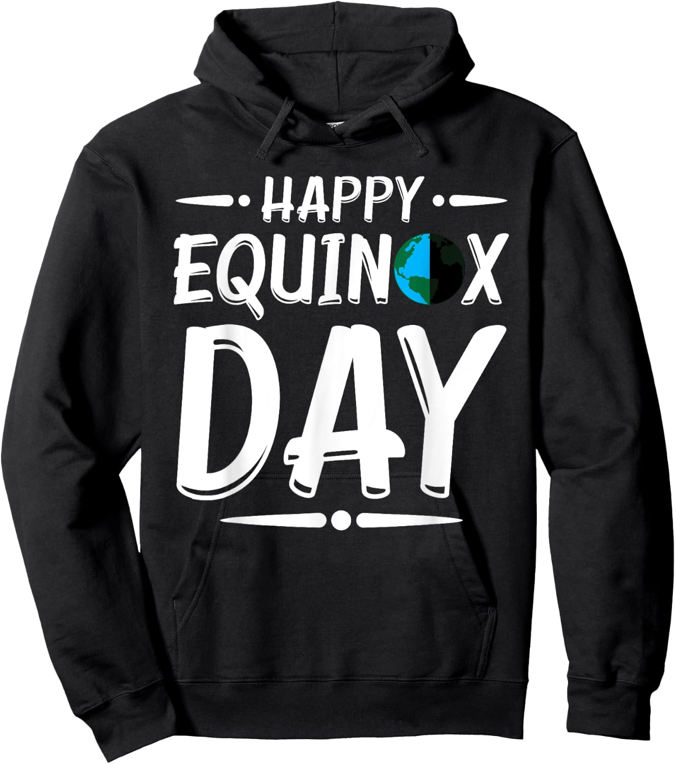 Happy Equinox Day T Shirt March Eqnx Solstice Season Gift Hoodie - Hoodie | Black