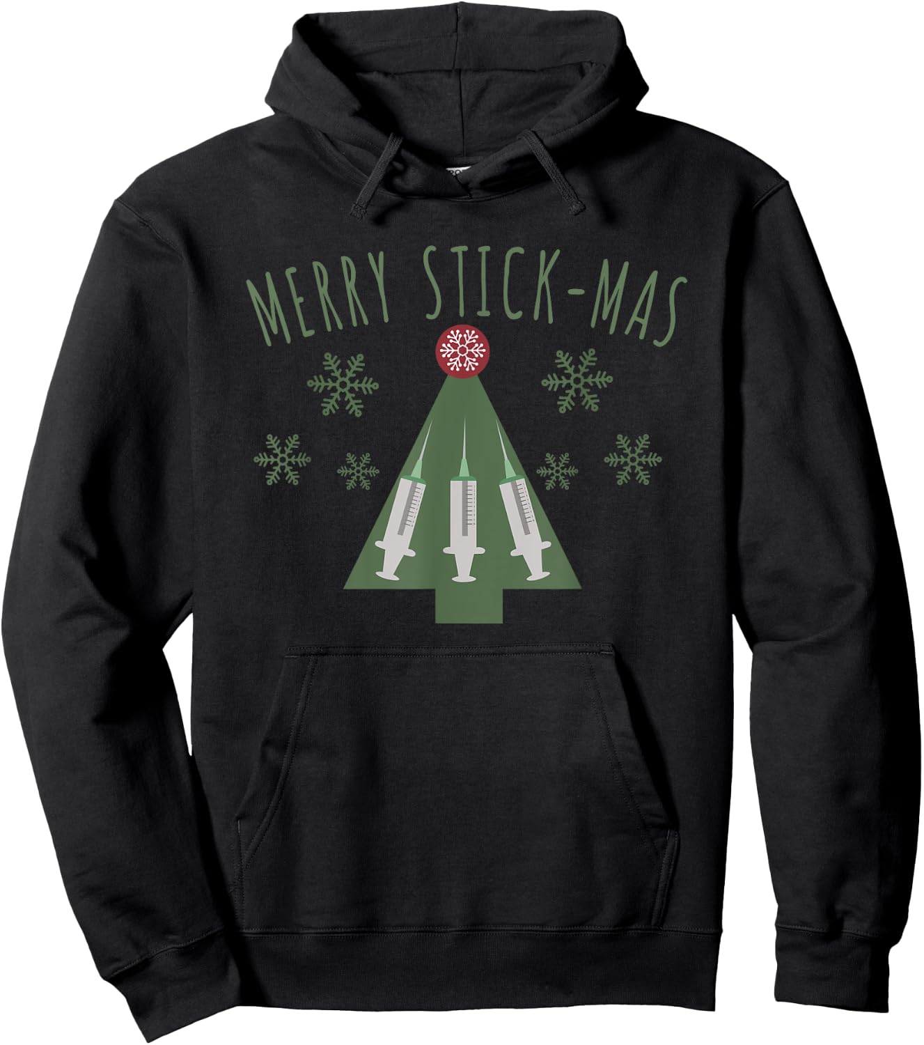 Phlebotomist Christmas Phlebotomy Xmas Tree Nurse Holiday Hoodie - Hoodie | Black