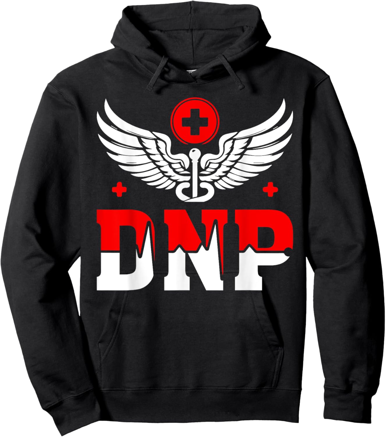 DNP Emblem Doctor of Nursing Practice Gifts Women Hoodie - Hoodie | Black