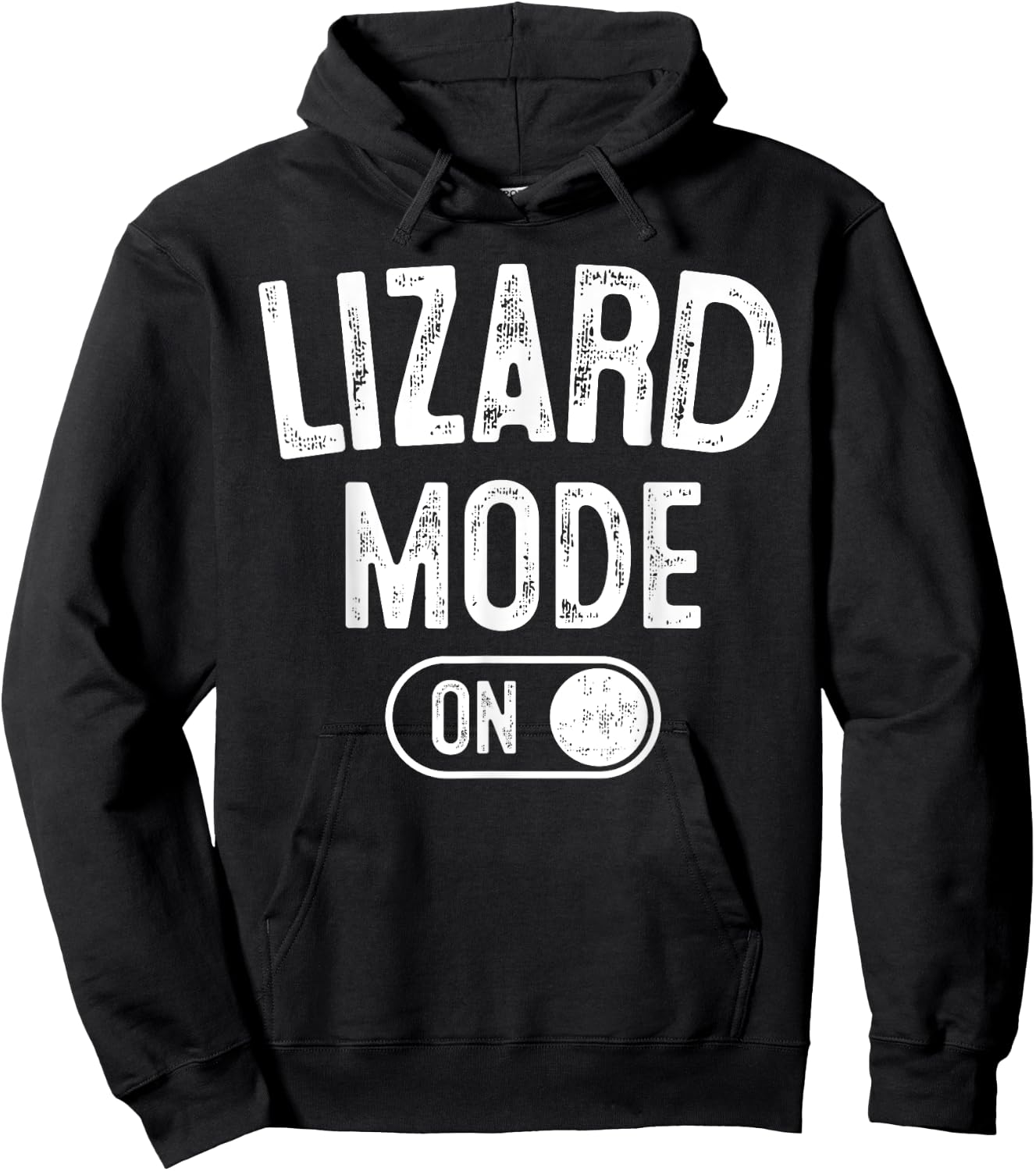Lizard Mode On Costume Funny Reptile Party Gift Zoo Lover Hoodie - Hoodie | Black