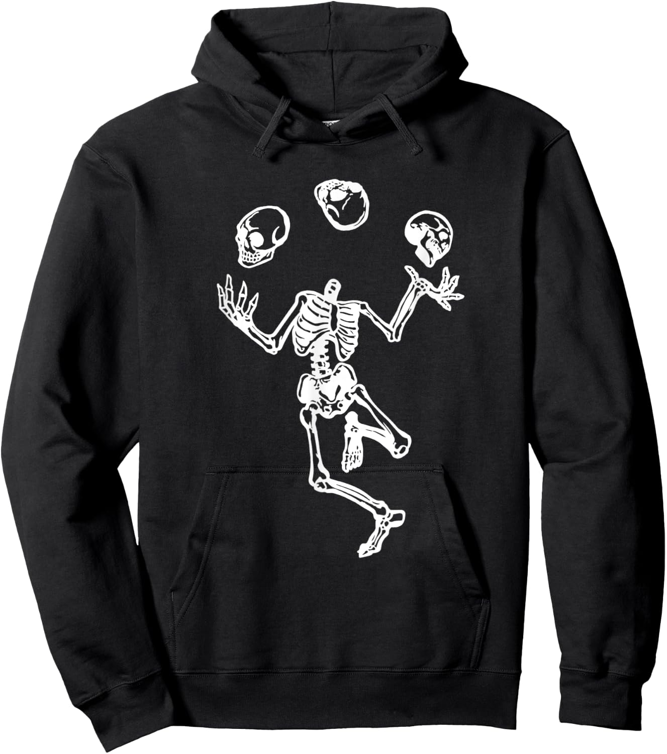 Skeleton Juggling Skulls Halloween Skull Skeleton Juggler Hoodie - Hoodie | Black