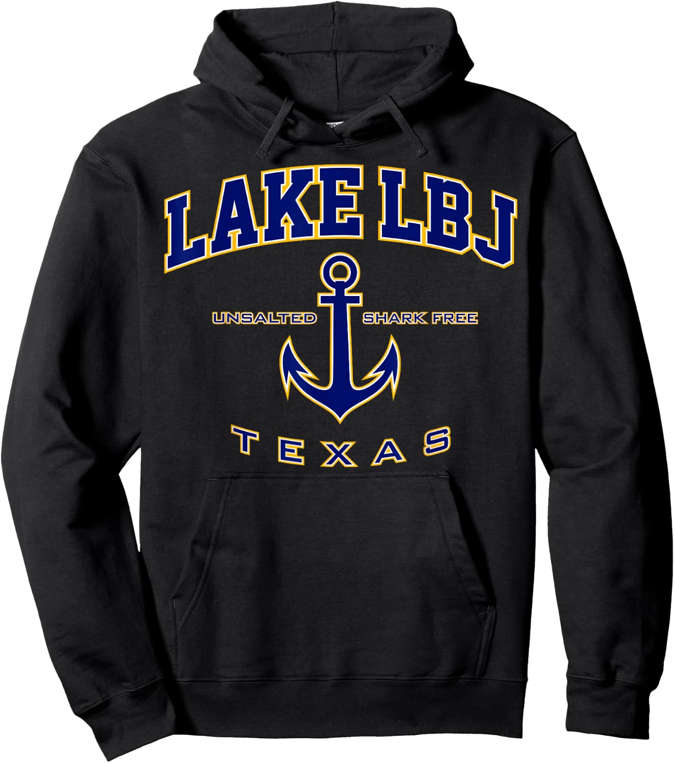 Lake LBJ Shirt , Men, Girls & Boys Hoodie - Hoodie | Black
