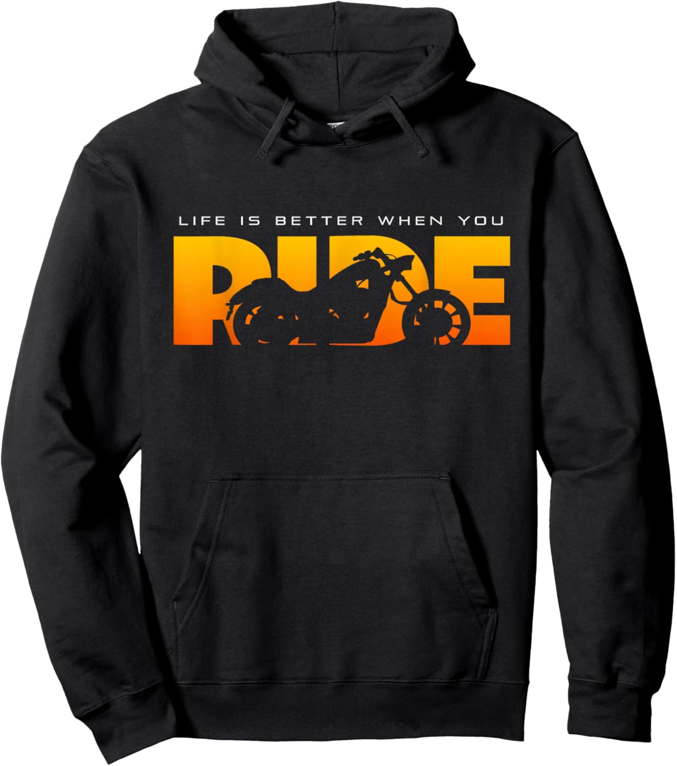 Motorcycle Apparel - Motorcycle Hoodie - Hoodie | Black