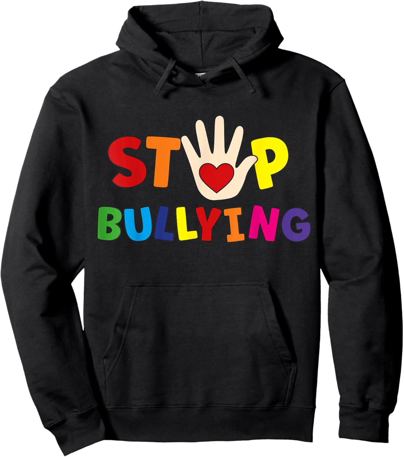 Anti Bullying Kindness Be Kind Pink Day Kids Boy Girl Stop Hoodie - Hoodie | Black