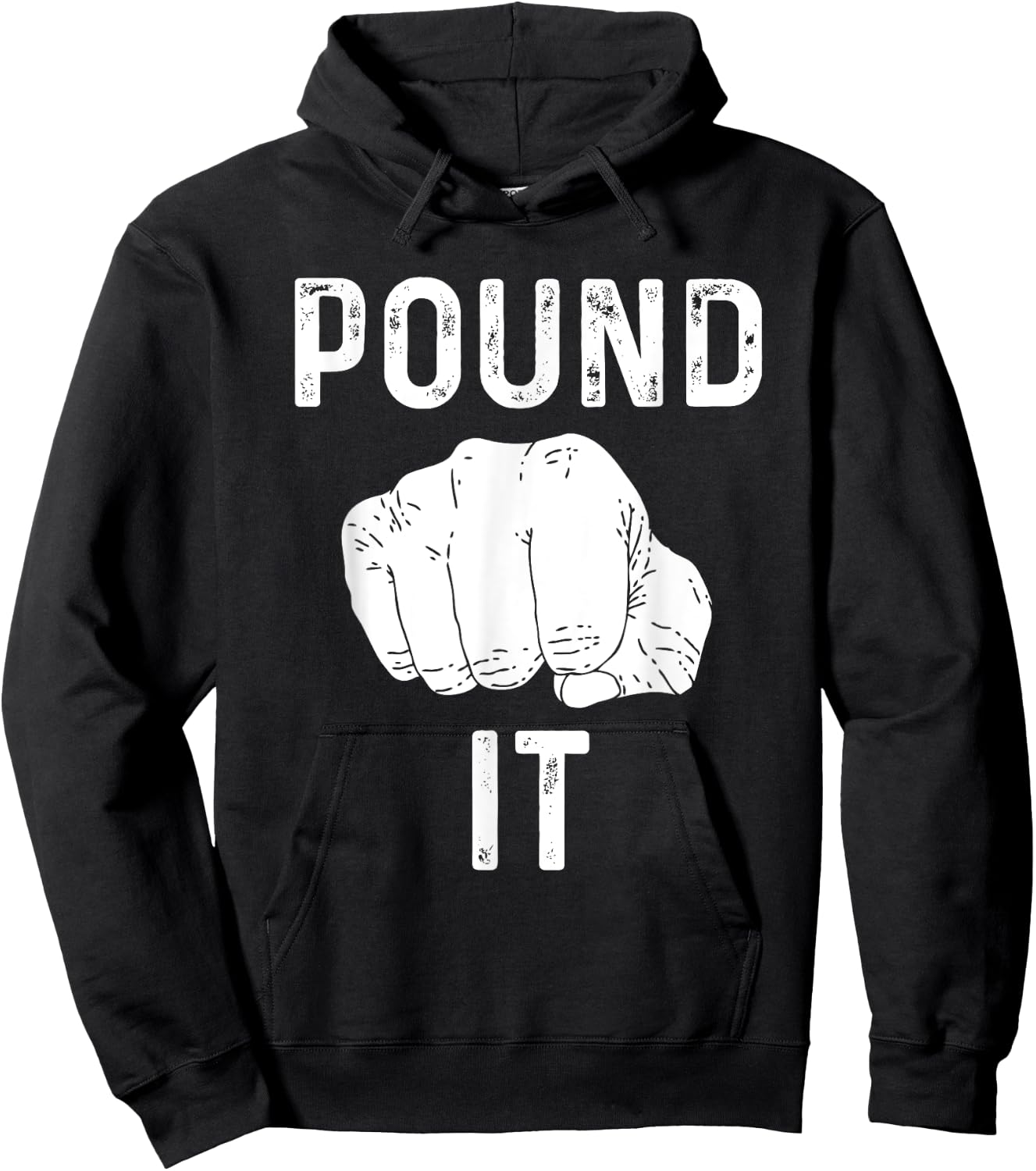 Pound It for Fist Bump Loves Hoodie - Hoodie | Black
