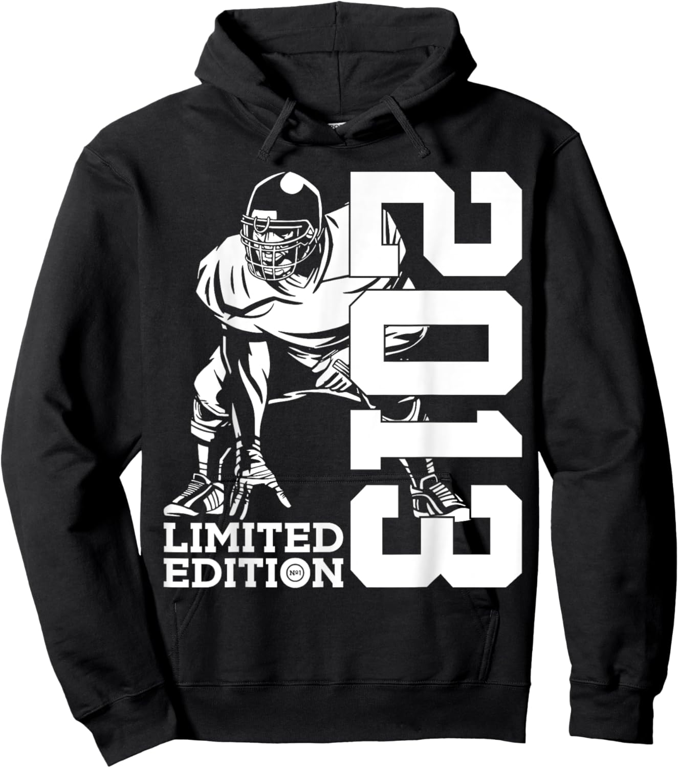 JAHRGANG 2013 OUTFIT ZUM 12. GEBURTSTAG 12th Birthday American Football Themed Kids , Black, Small Hoodie - Hoodie | Black