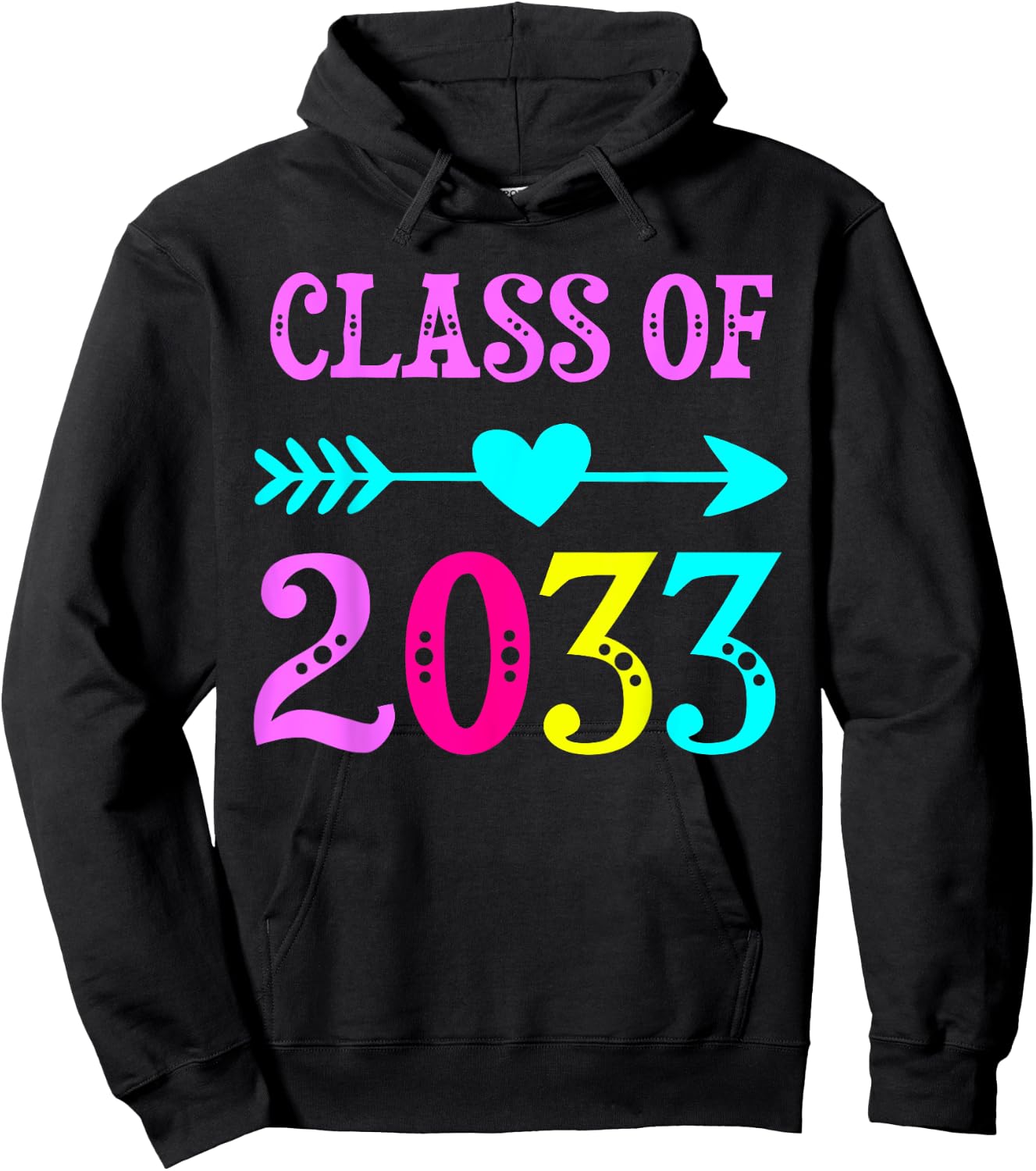Class Of 2033 Grow With Me T Shirt For Teachers Students Women Kids Hoodie - Hoodie | Black