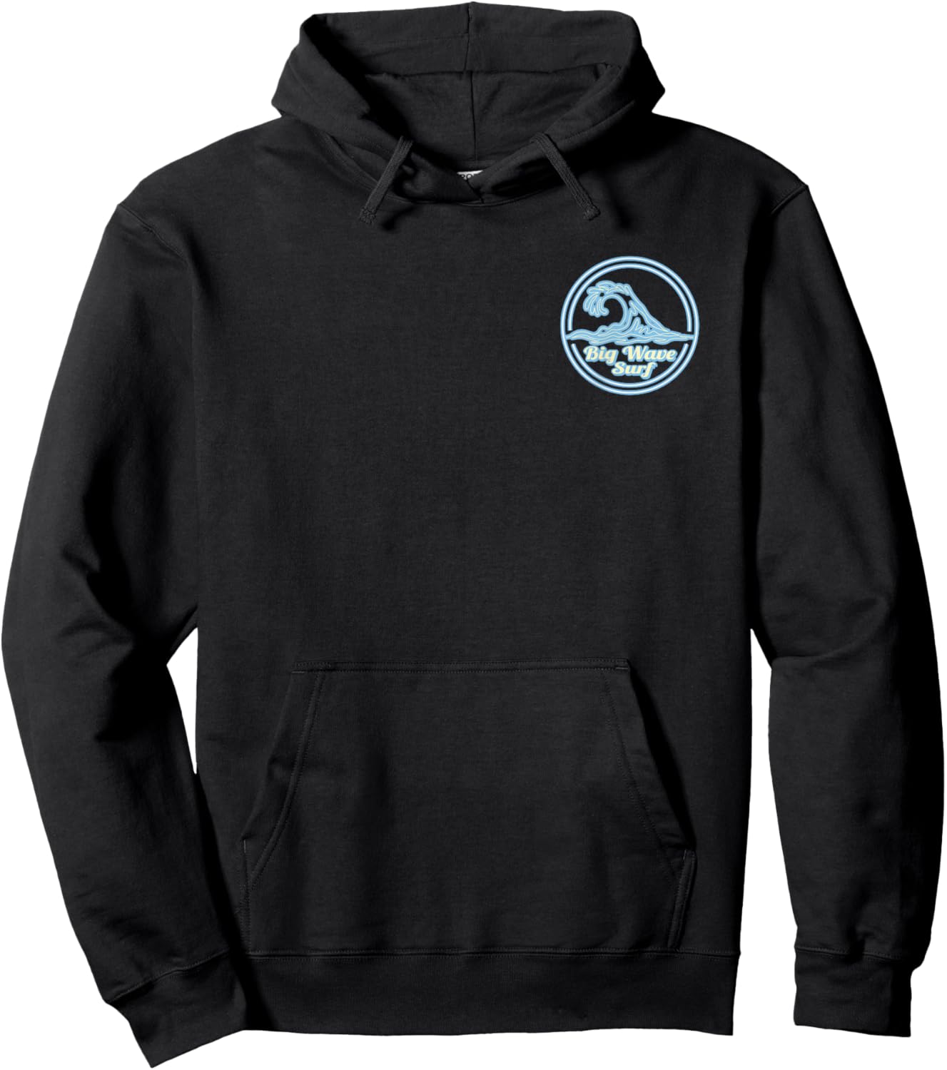 Teahupo'o, Tahi Teahupoo Big Wave Surf Club, surfing graphic Hoodie - Hoodie | Black