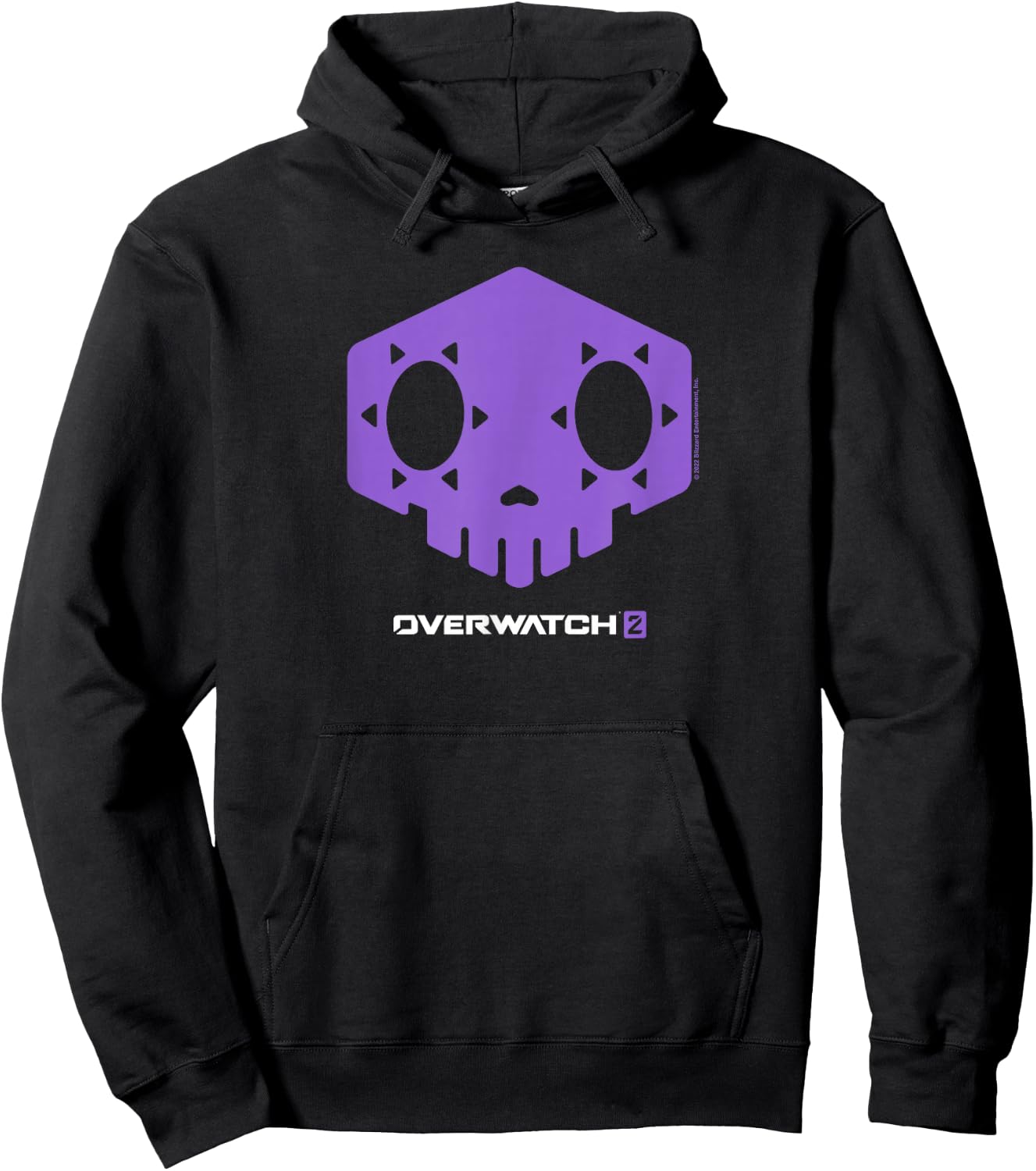 Overwatch 2 Sombra Icon Logo Hoodie - Hoodie | Black