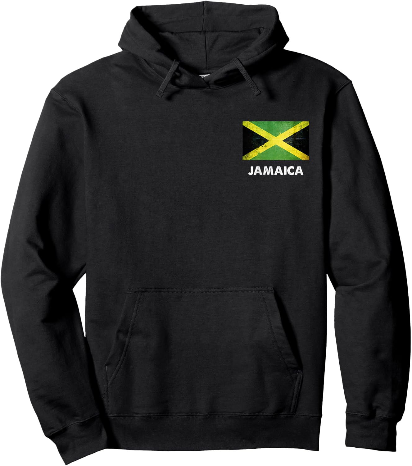 Jamaica Flag Jersey | Jamaican Hoodie - Hoodie | Black