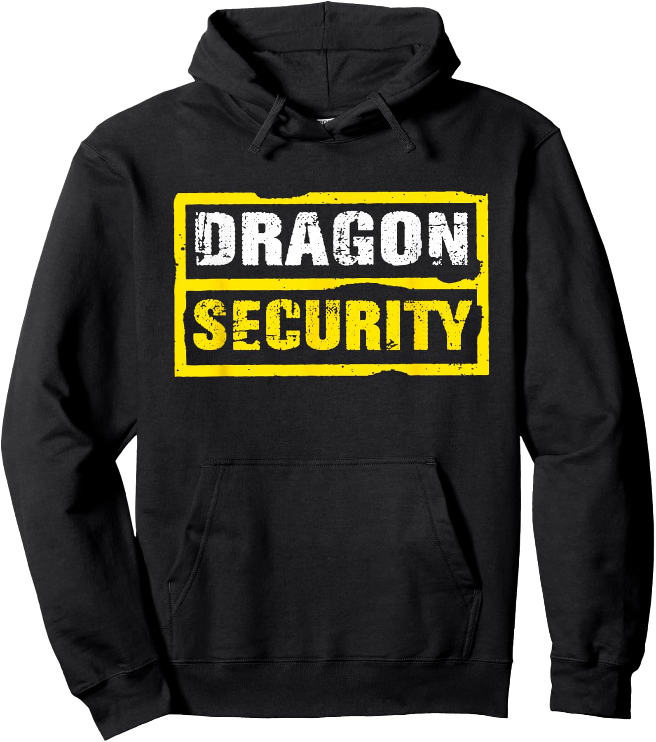Halloween Adult Costume Dragon Security Dad Mom Hoodie - Hoodie | Black