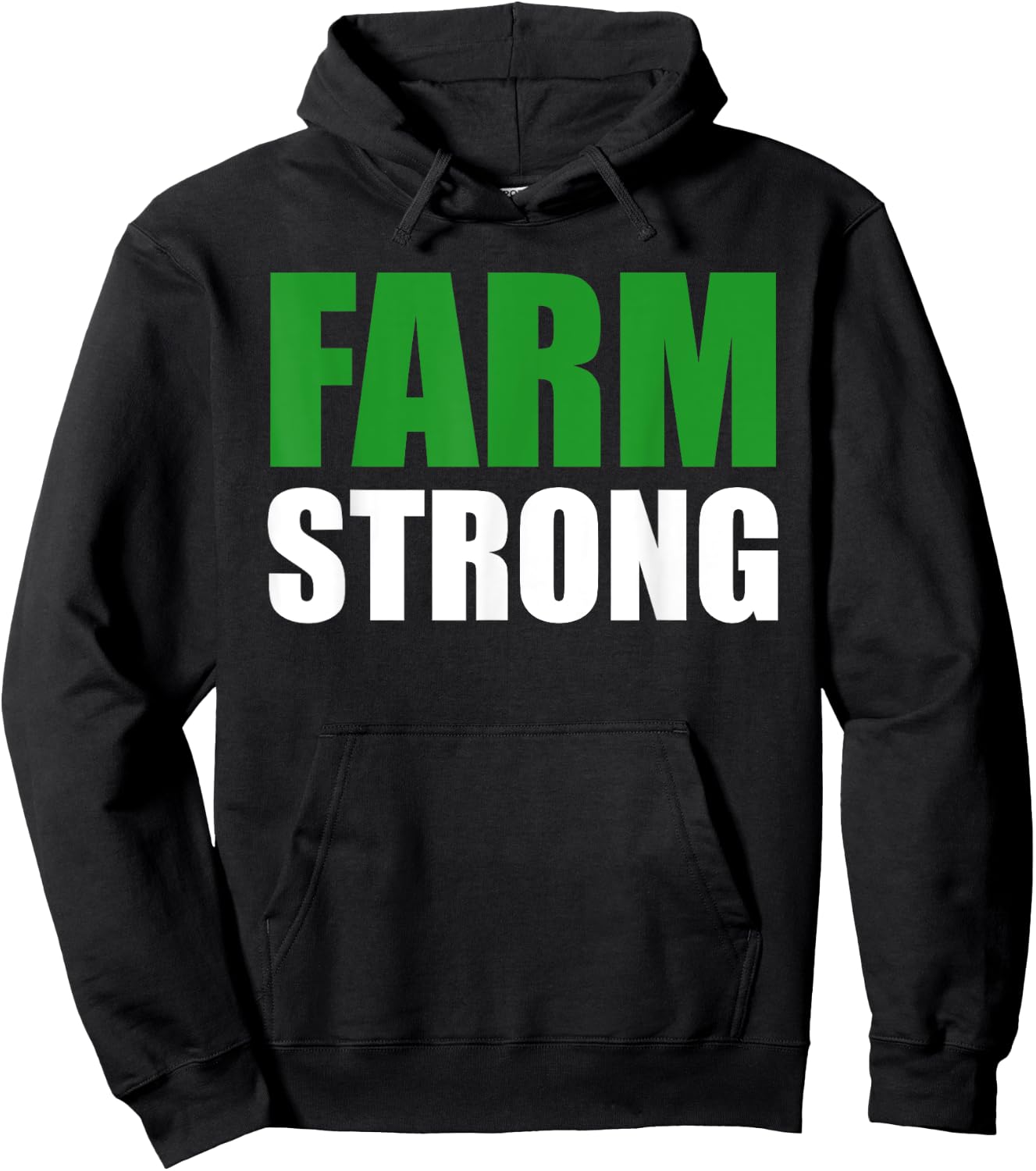 FARM STRONG Shirt: Farmer's Shirt, Proud, Farm Wife, Crops Hoodie - Hoodie | Black