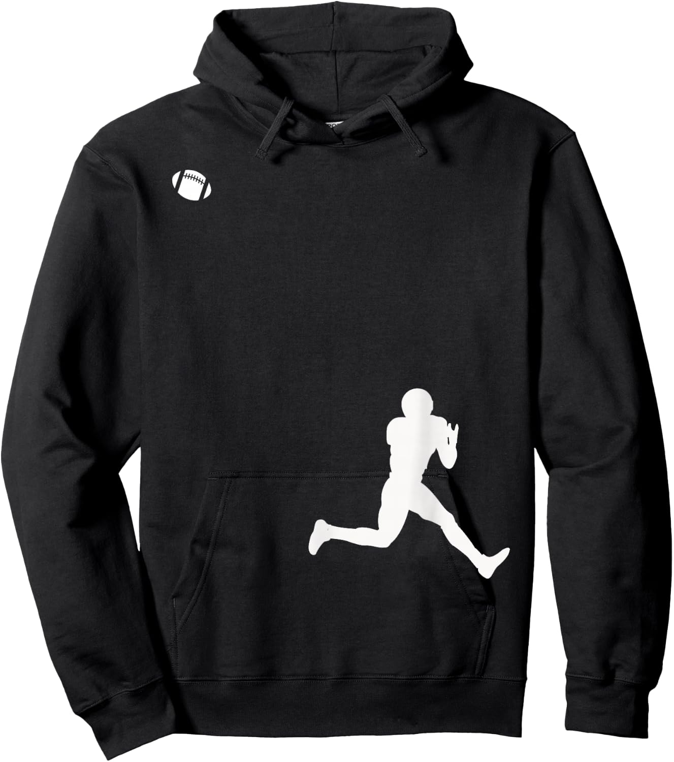 Football Receiver Football Apparel - Football Hoodie - Hoodie | Black